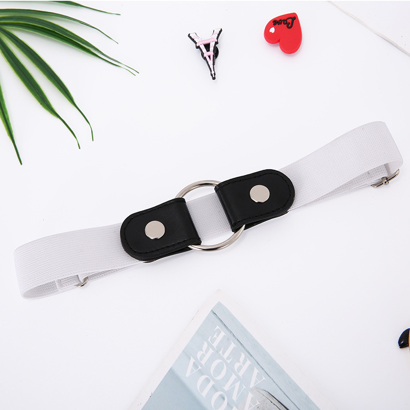 Lazy belt invisible seamless all-in-one perforation-free belt