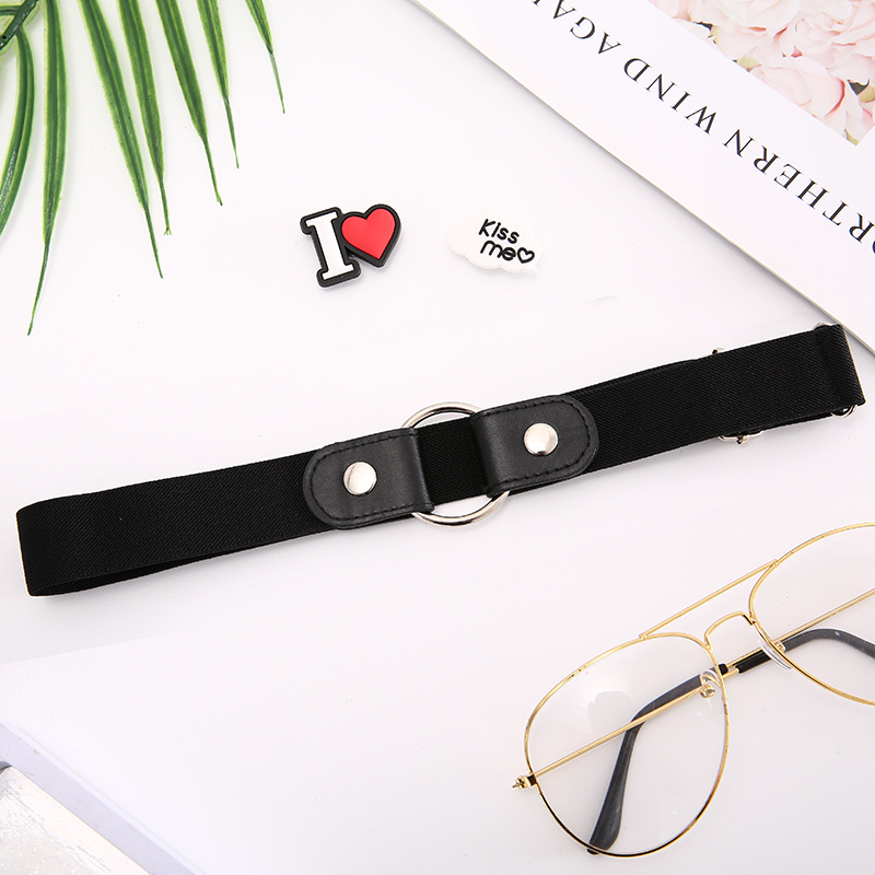 Lazy belt invisible seamless all-in-one perforation-free belt