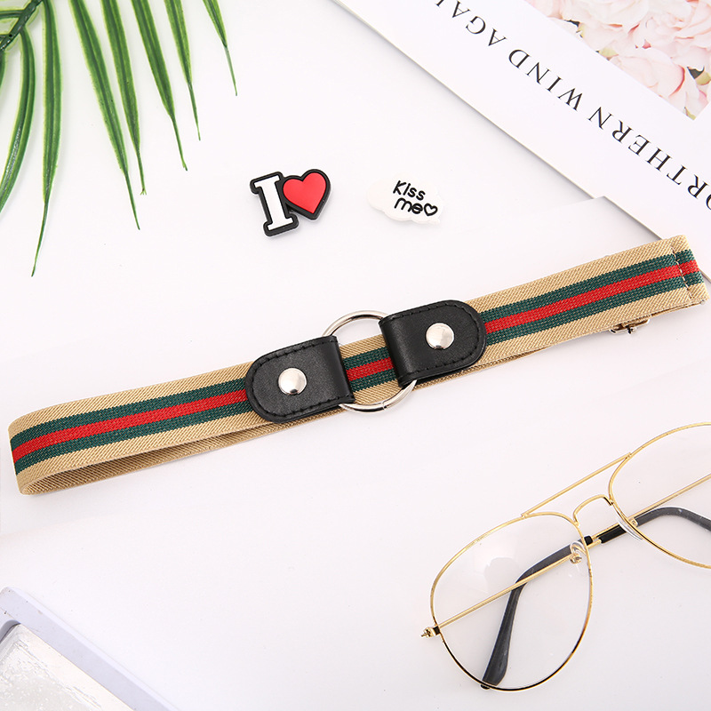 Lazy belt invisible seamless all-in-one perforation-free belt