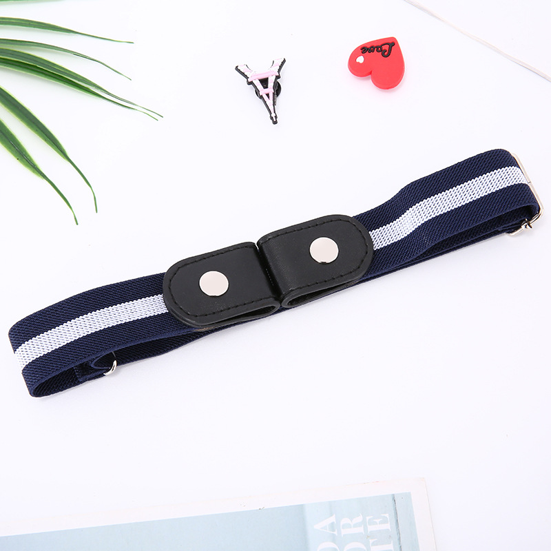 Lazy belt invisible seamless all-in-one perforation-free belt