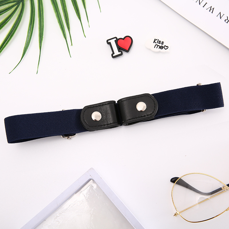 Lazy belt invisible seamless all-in-one perforation-free belt