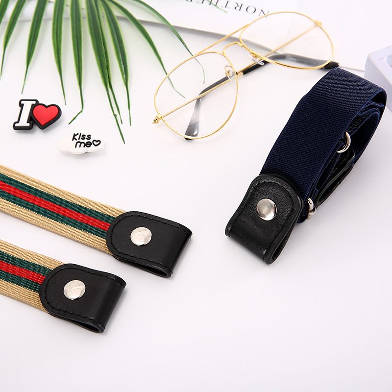 Lazy belt invisible seamless all-in-one perforation-free belt