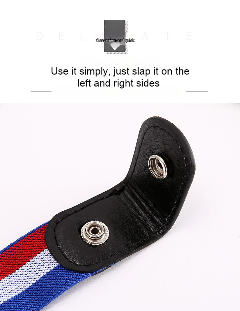 Lazy belt invisible seamless all-in-one perforation-free belt