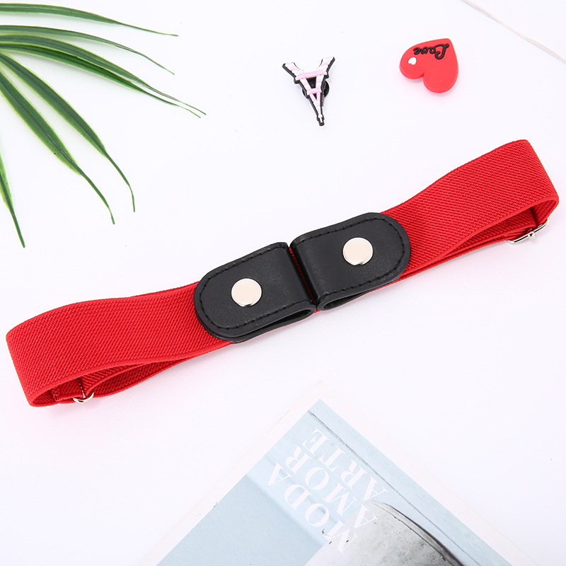 Lazy belt invisible seamless all-in-one perforation-free belt