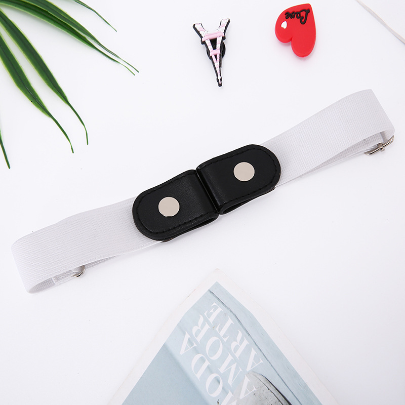 Lazy belt invisible seamless all-in-one perforation-free belt