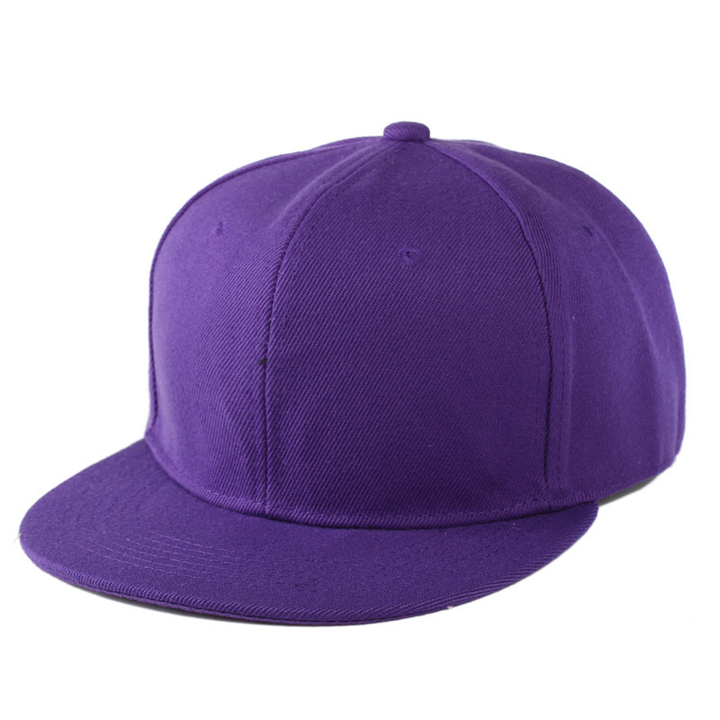 Light plate flat rim hip-hop baseball cap