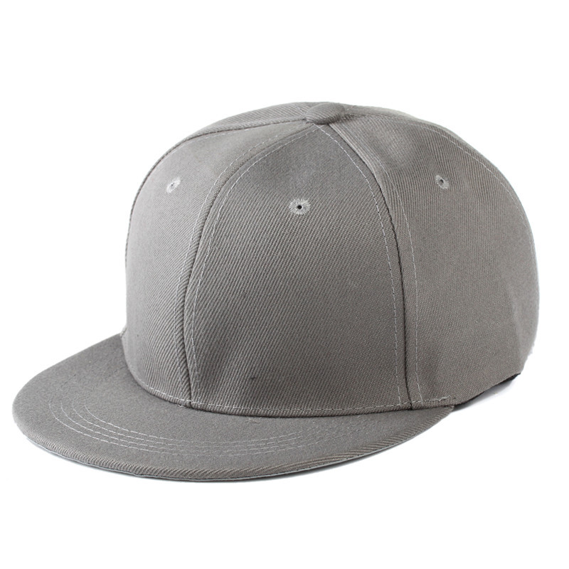 Light plate flat rim hip-hop baseball cap