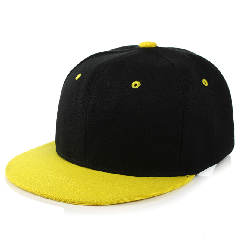 Light plate flat rim hip-hop baseball cap