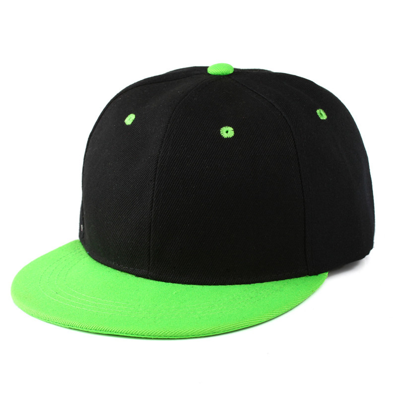 Light plate flat rim hip-hop baseball cap
