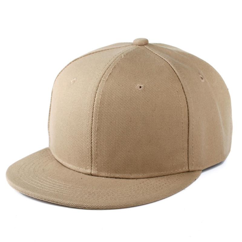 Light plate flat rim hip-hop baseball cap
