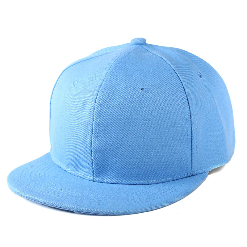 Light plate flat rim hip-hop baseball cap