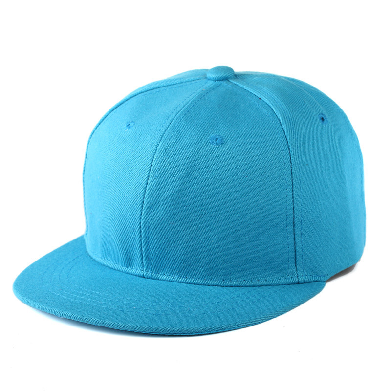 Light plate flat rim hip-hop baseball cap