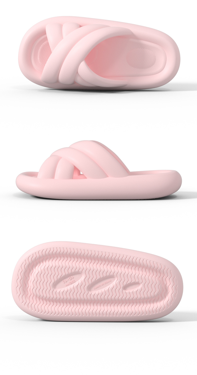 Lightweight home soft bath slippers