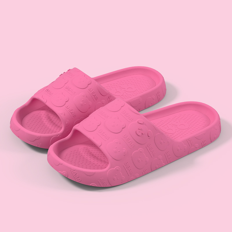 Lightweight home soft bath slippers