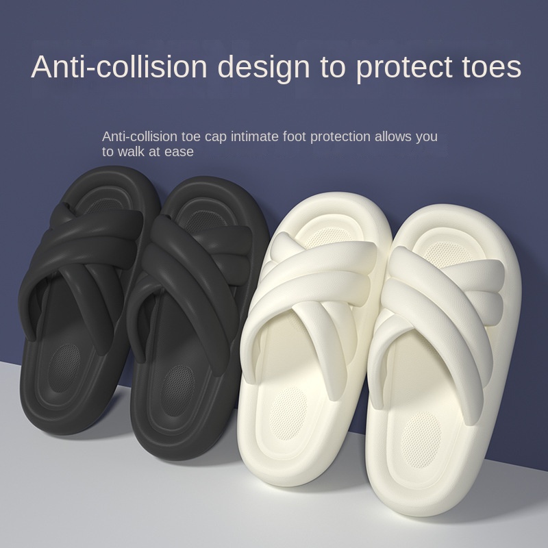 Lightweight home soft bath slippers