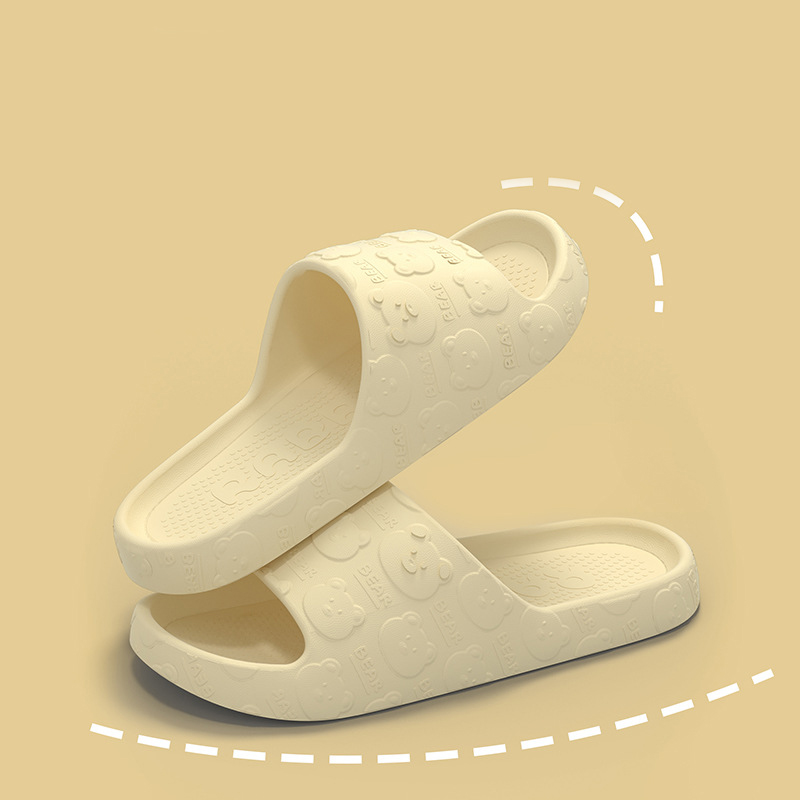 Lightweight home soft bath slippers
