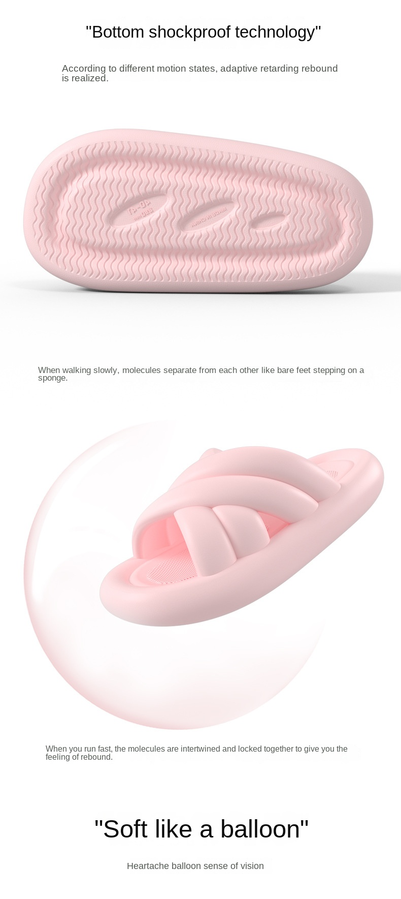 Lightweight home soft bath slippers