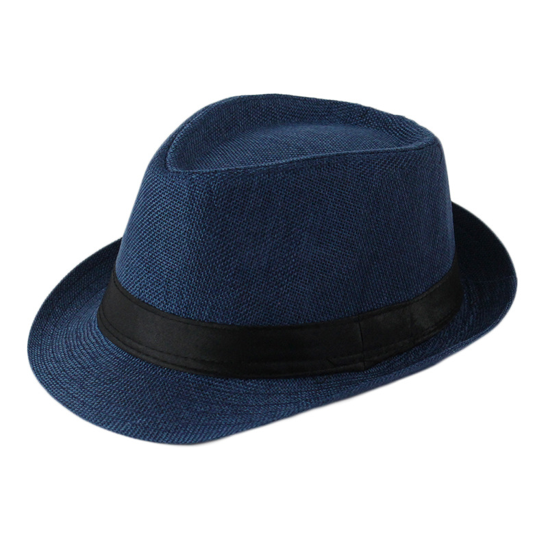 Linen top hat Panama jazz hat