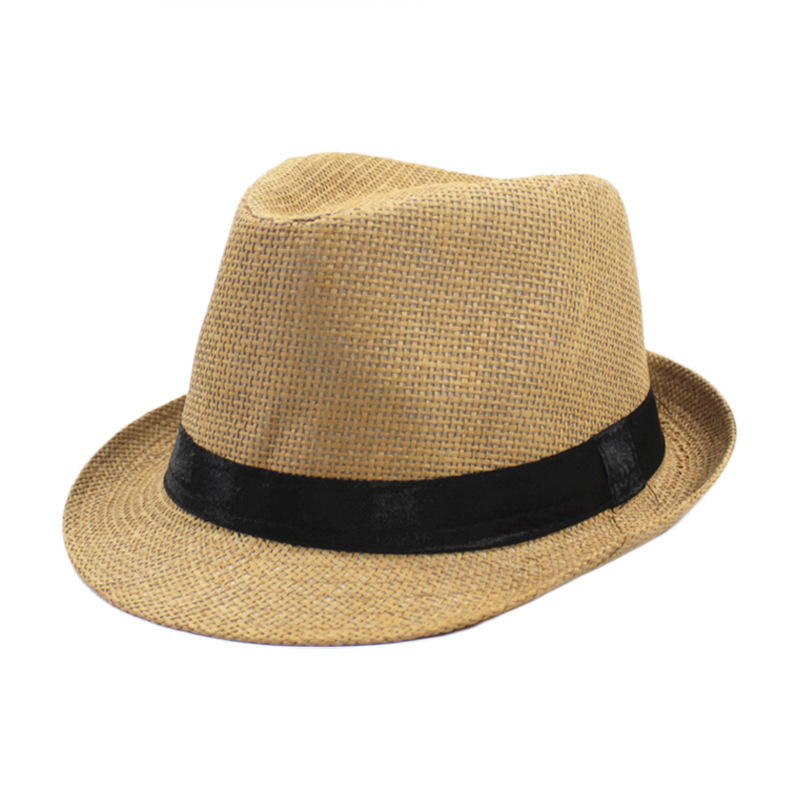 Linen top hat Panama jazz hat