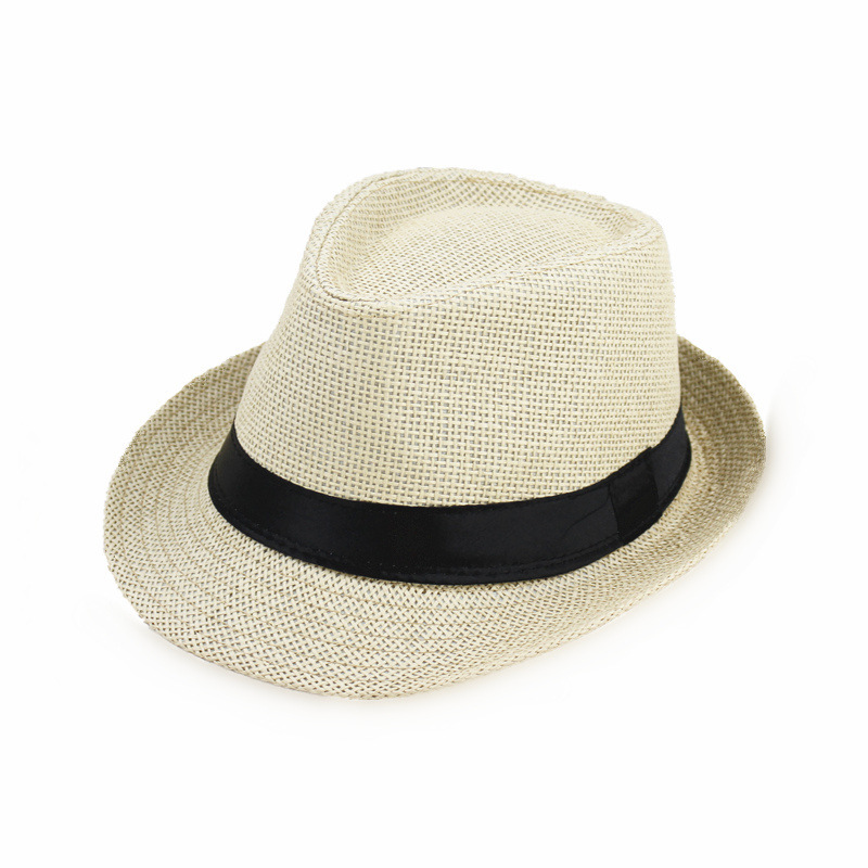 Linen top hat Panama jazz hat