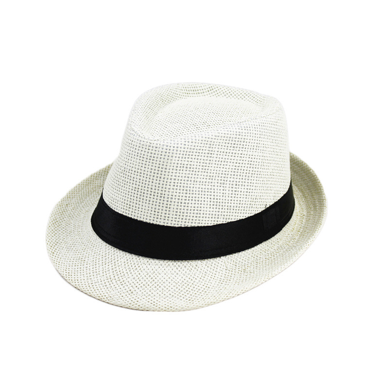 Linen top hat Panama jazz hat