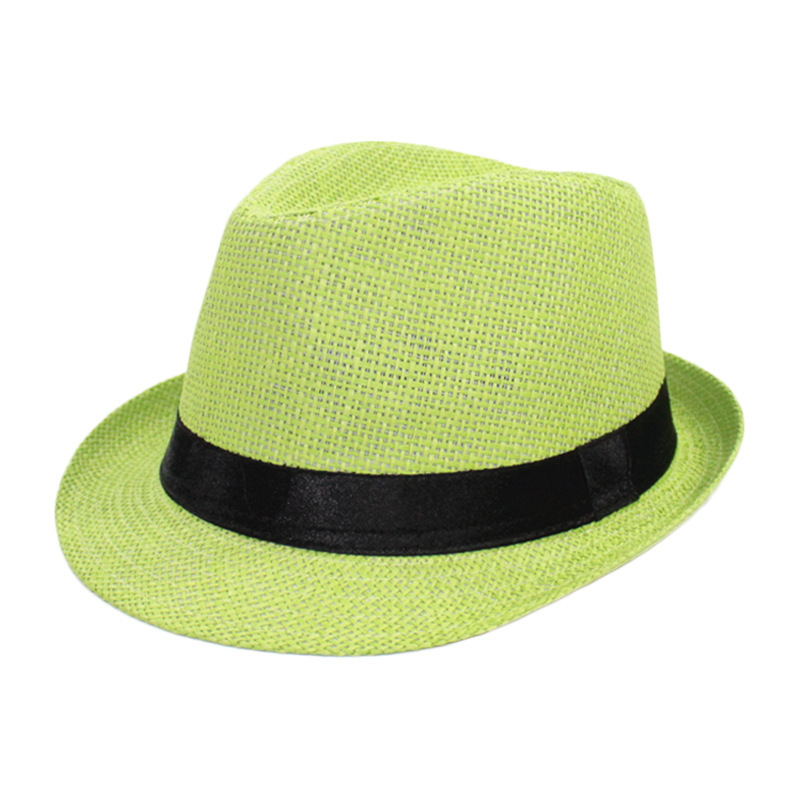 Linen top hat Panama jazz hat