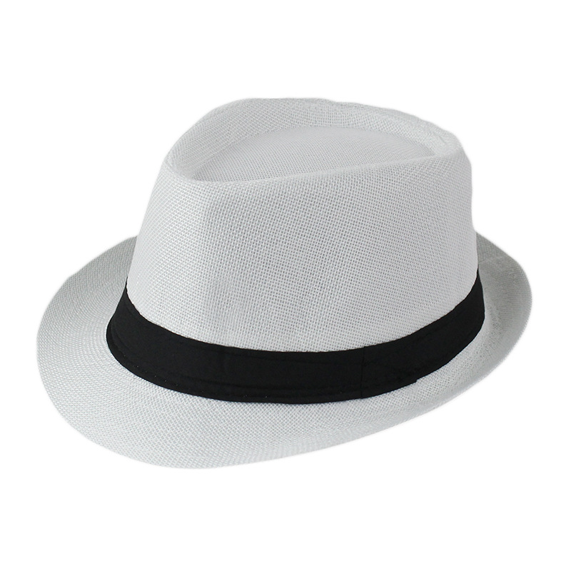 Linen top hat Panama jazz hat