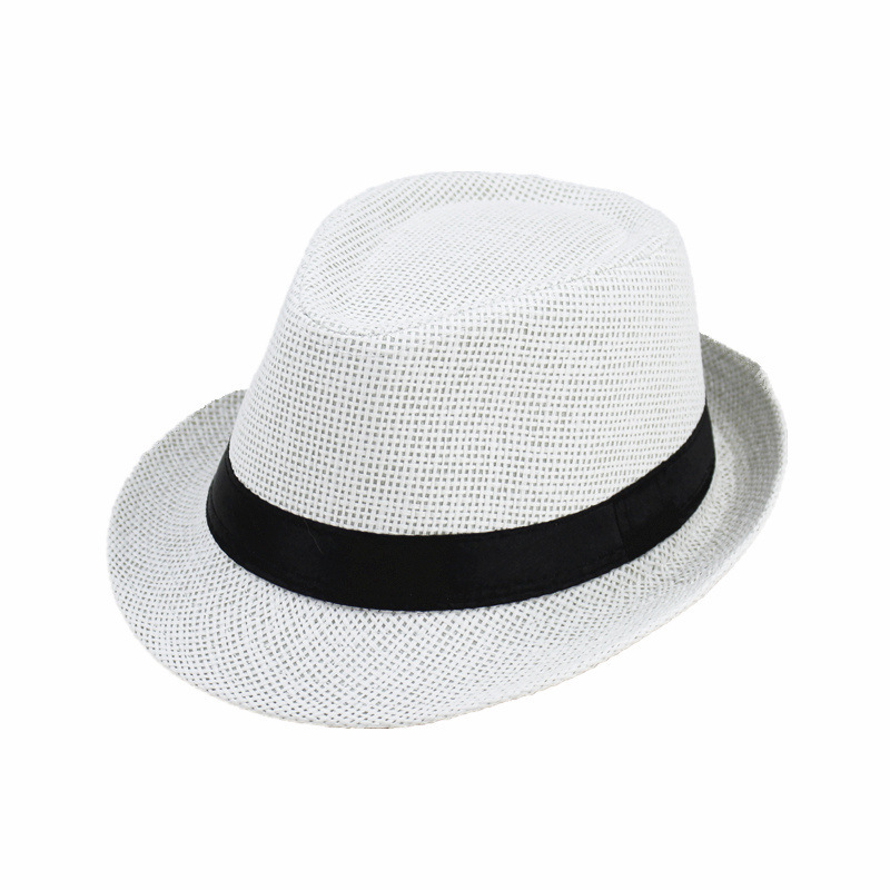 Linen top hat Panama jazz hat
