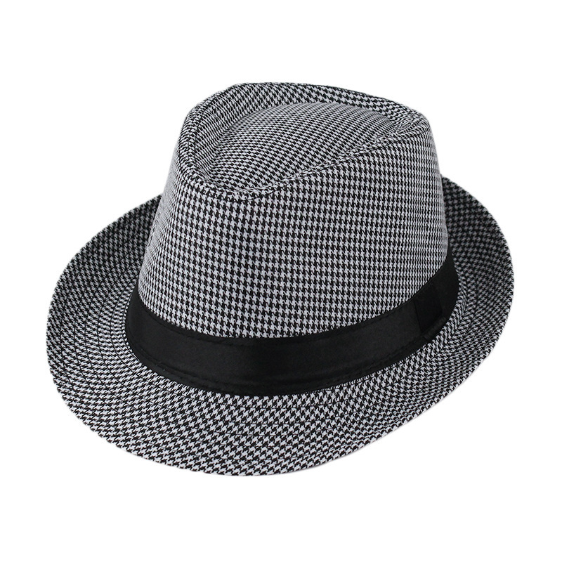 Linen top hat Panama jazz hat