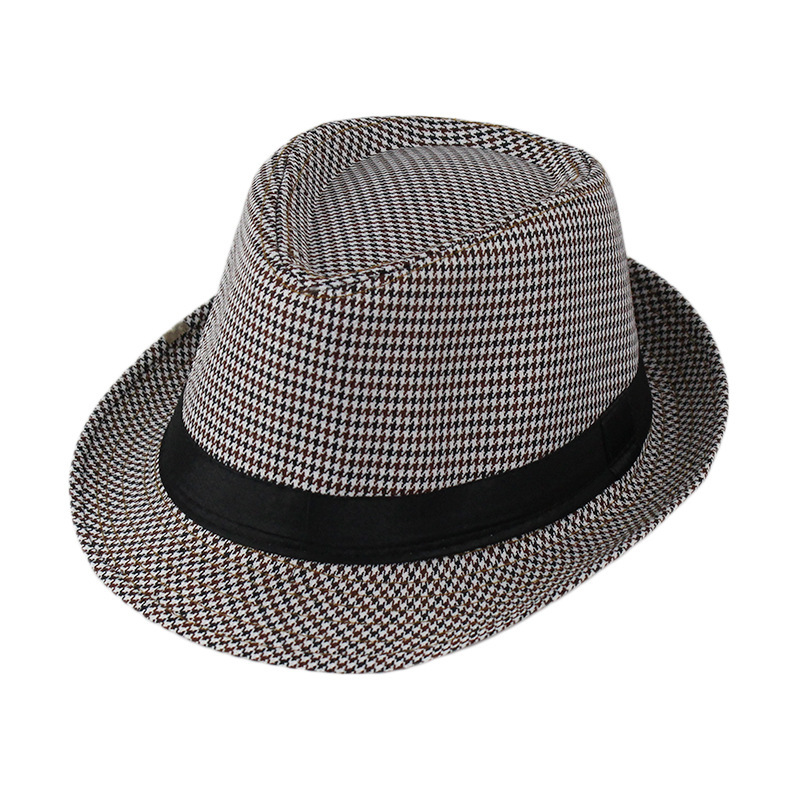 Linen top hat Panama jazz hat