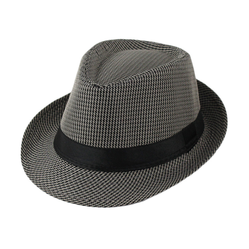 Linen top hat Panama jazz hat