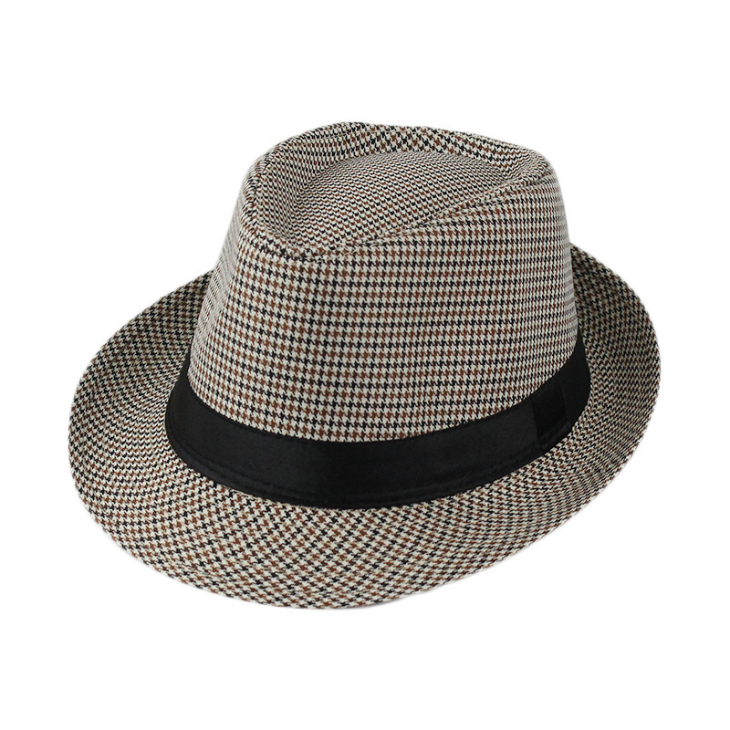 Linen top hat Panama jazz hat