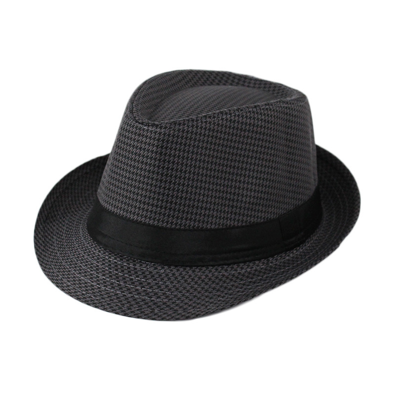 Linen top hat Panama jazz hat