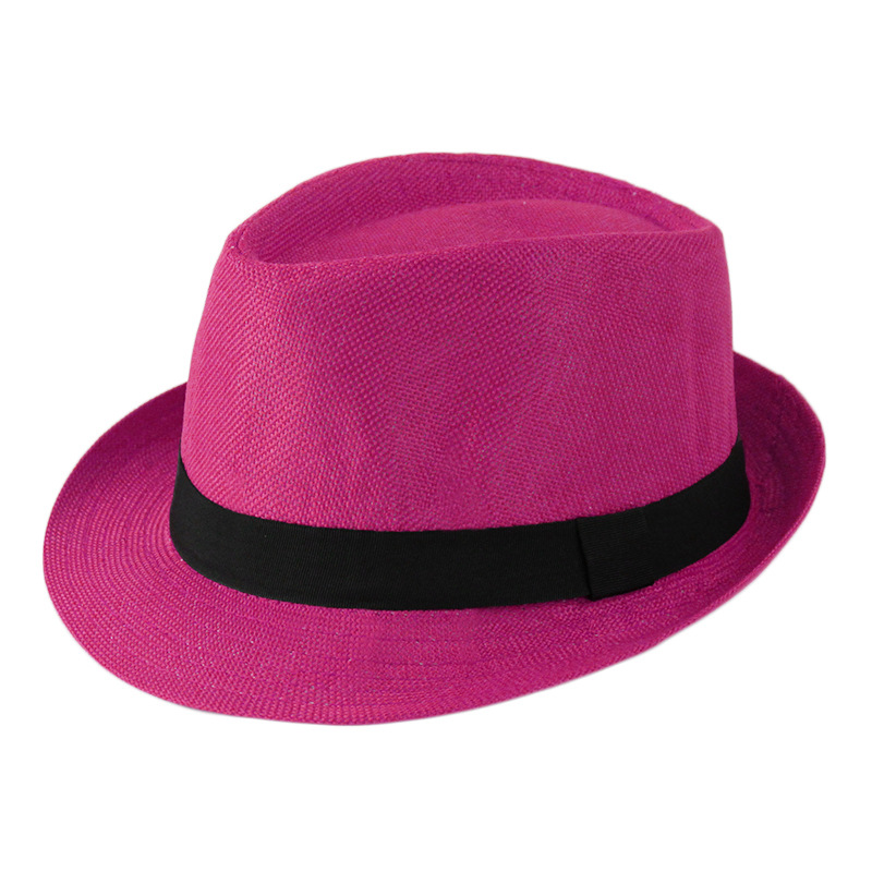 Linen top hat Panama jazz hat