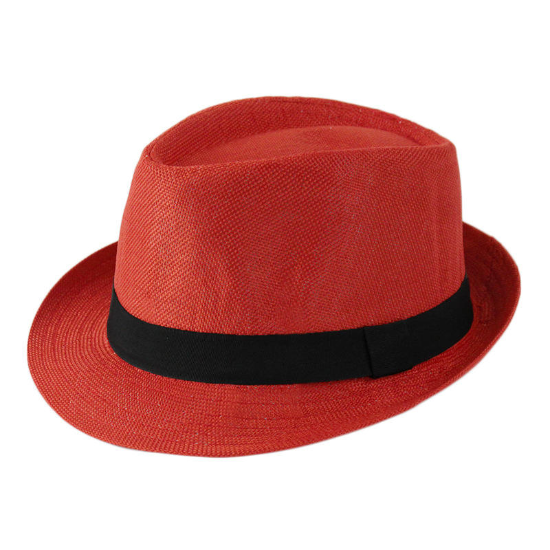 Linen top hat Panama jazz hat