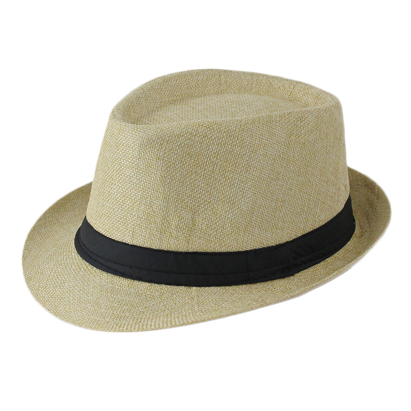 Linen top hat Panama jazz hat