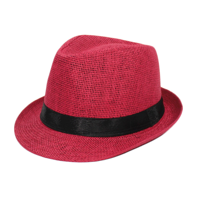 Linen top hat Panama jazz hat