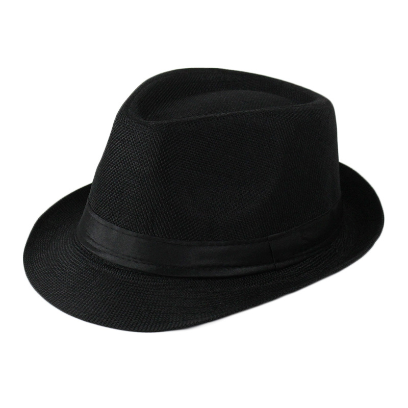Linen top hat Panama jazz hat