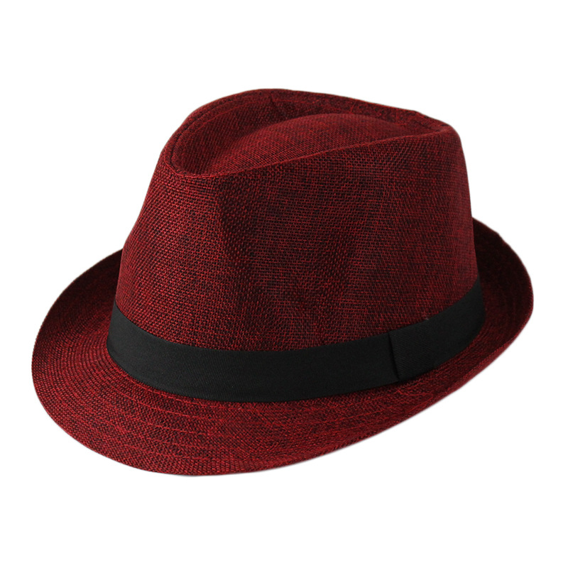 Linen top hat Panama jazz hat