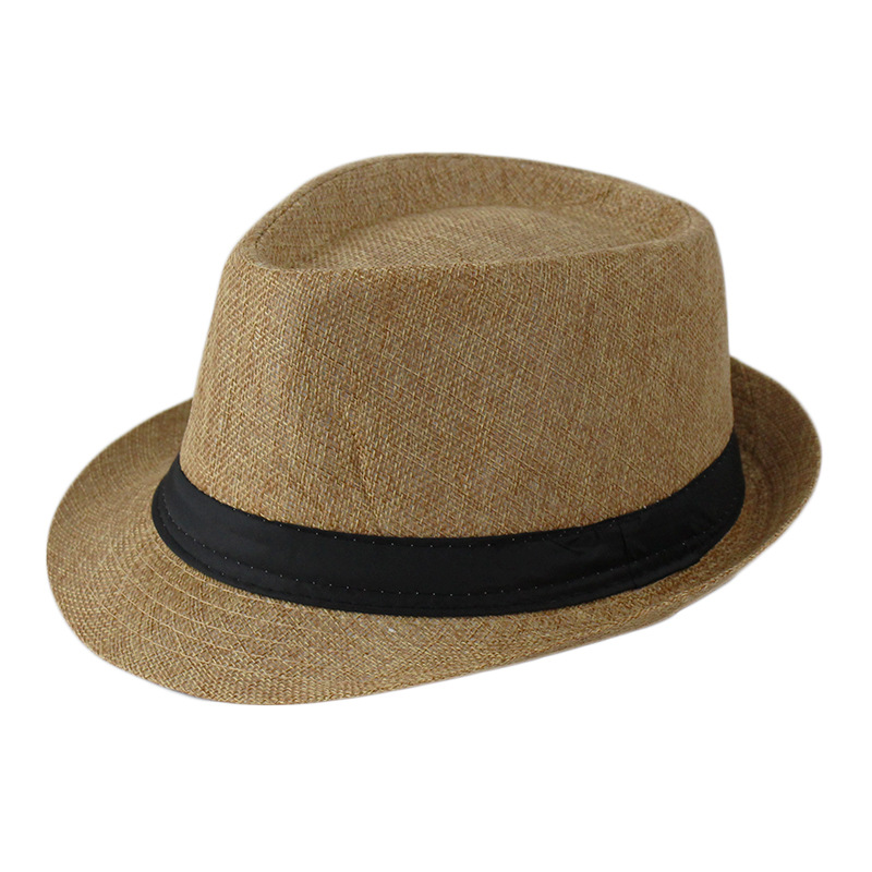 Linen top hat Panama jazz hat