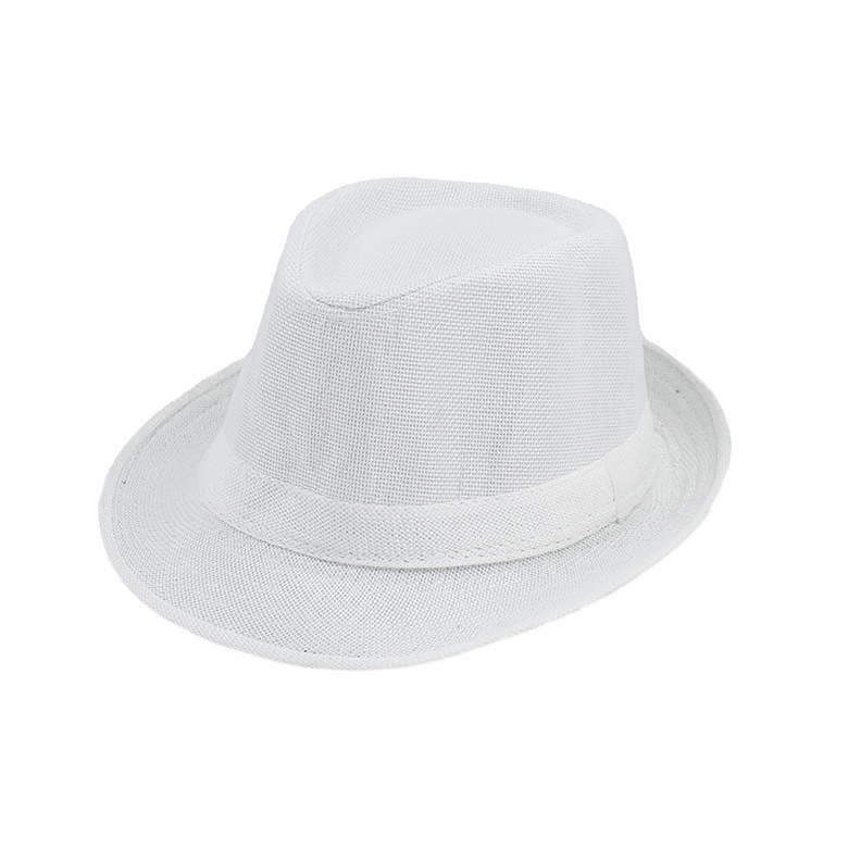 Linen top hat Panama jazz hat