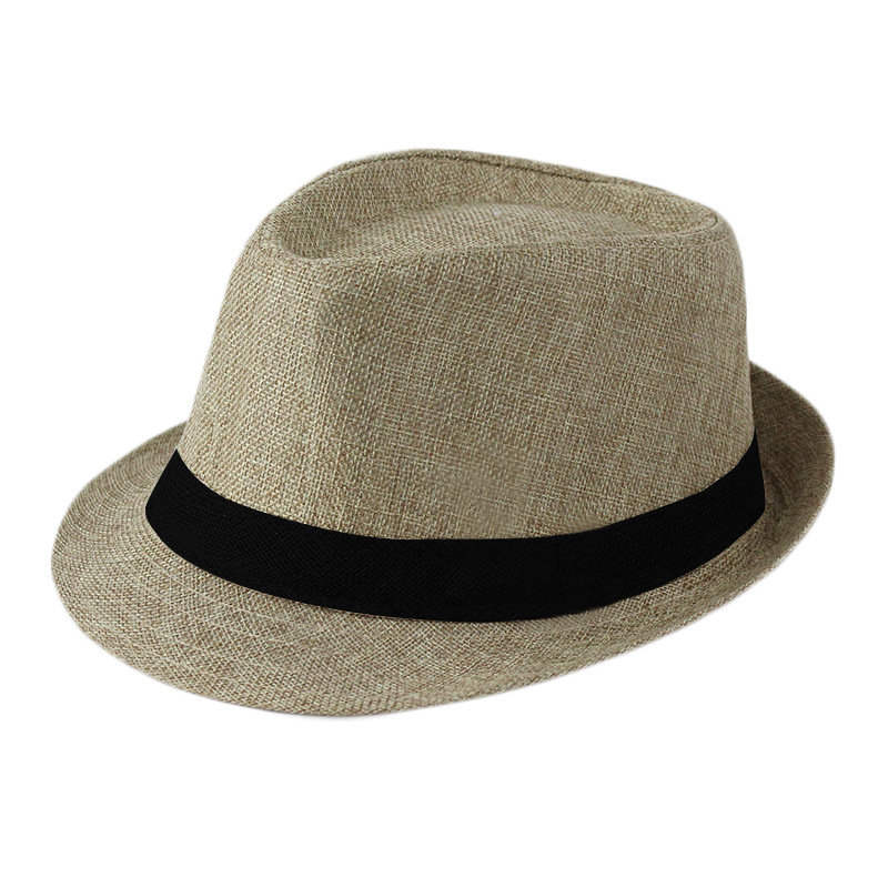 Linen top hat Panama jazz hat