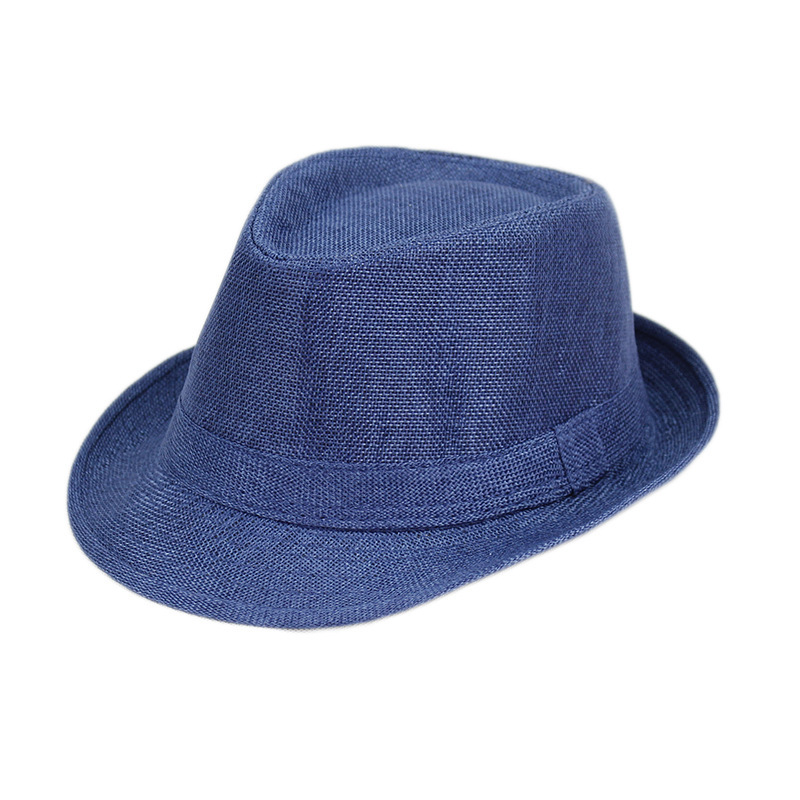 Linen top hat Panama jazz hat