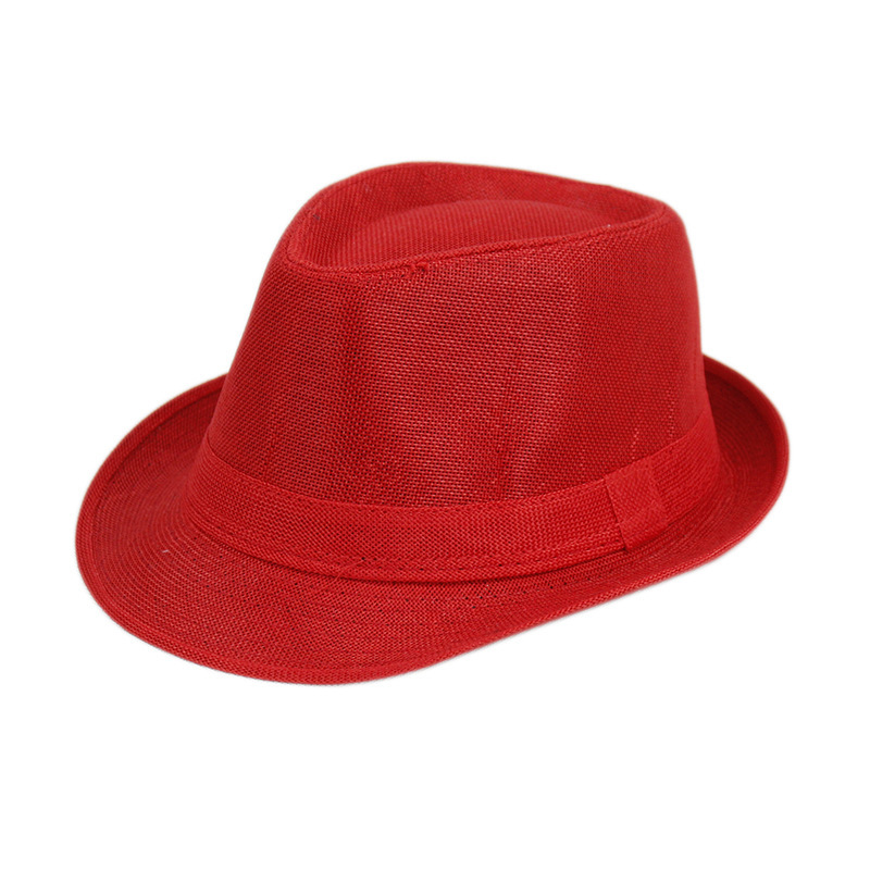 Linen top hat Panama jazz hat
