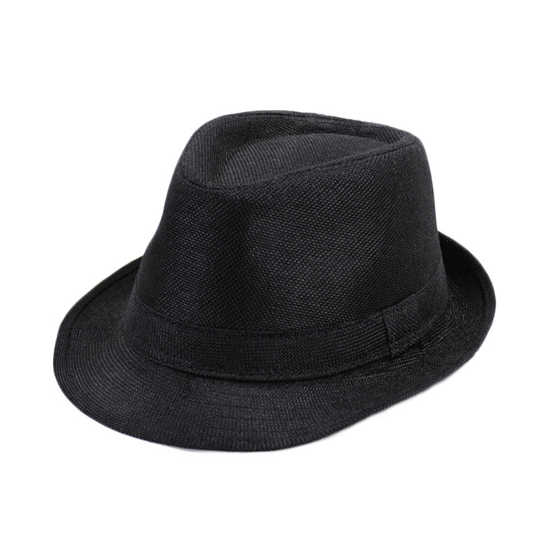 Linen top hat Panama jazz hat
