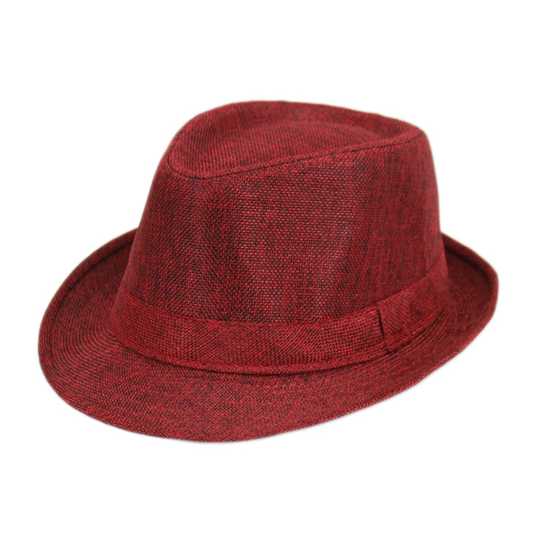 Linen top hat Panama jazz hat