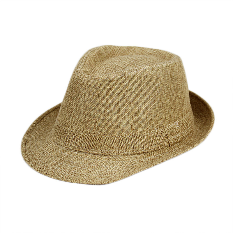 Linen top hat Panama jazz hat