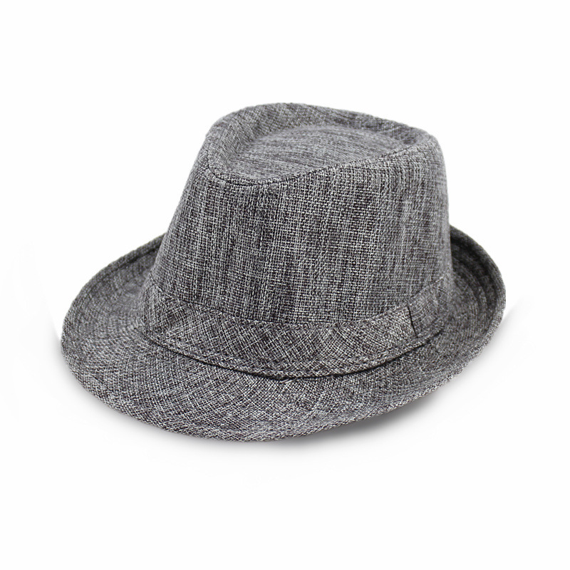 Linen top hat Panama jazz hat