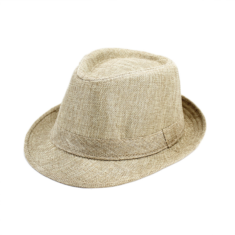 Linen top hat Panama jazz hat