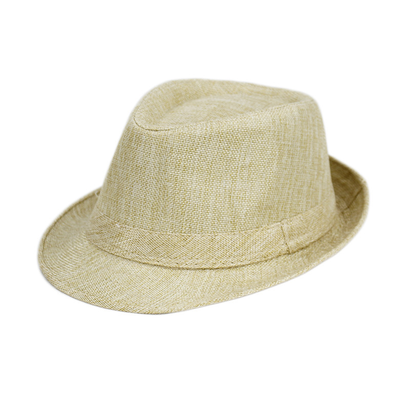 Linen top hat Panama jazz hat